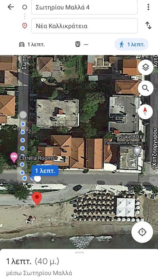 Nea Kallikrateia Cozy & Cool Apartment N1 30M From Sea מראה חיצוני תמונה