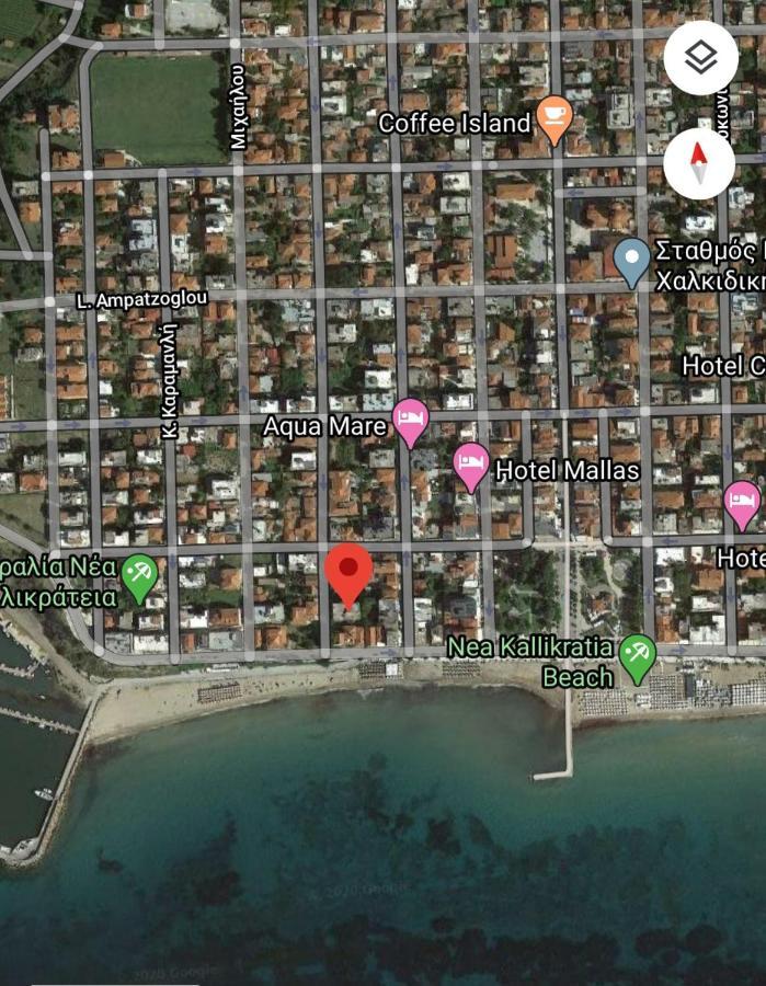 Nea Kallikrateia Cozy & Cool Apartment N1 30M From Sea מראה חיצוני תמונה